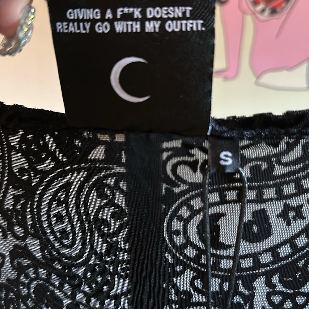 Killstar Dead Head Velvet Skater Dress, NWT! - Picture 4 of 6